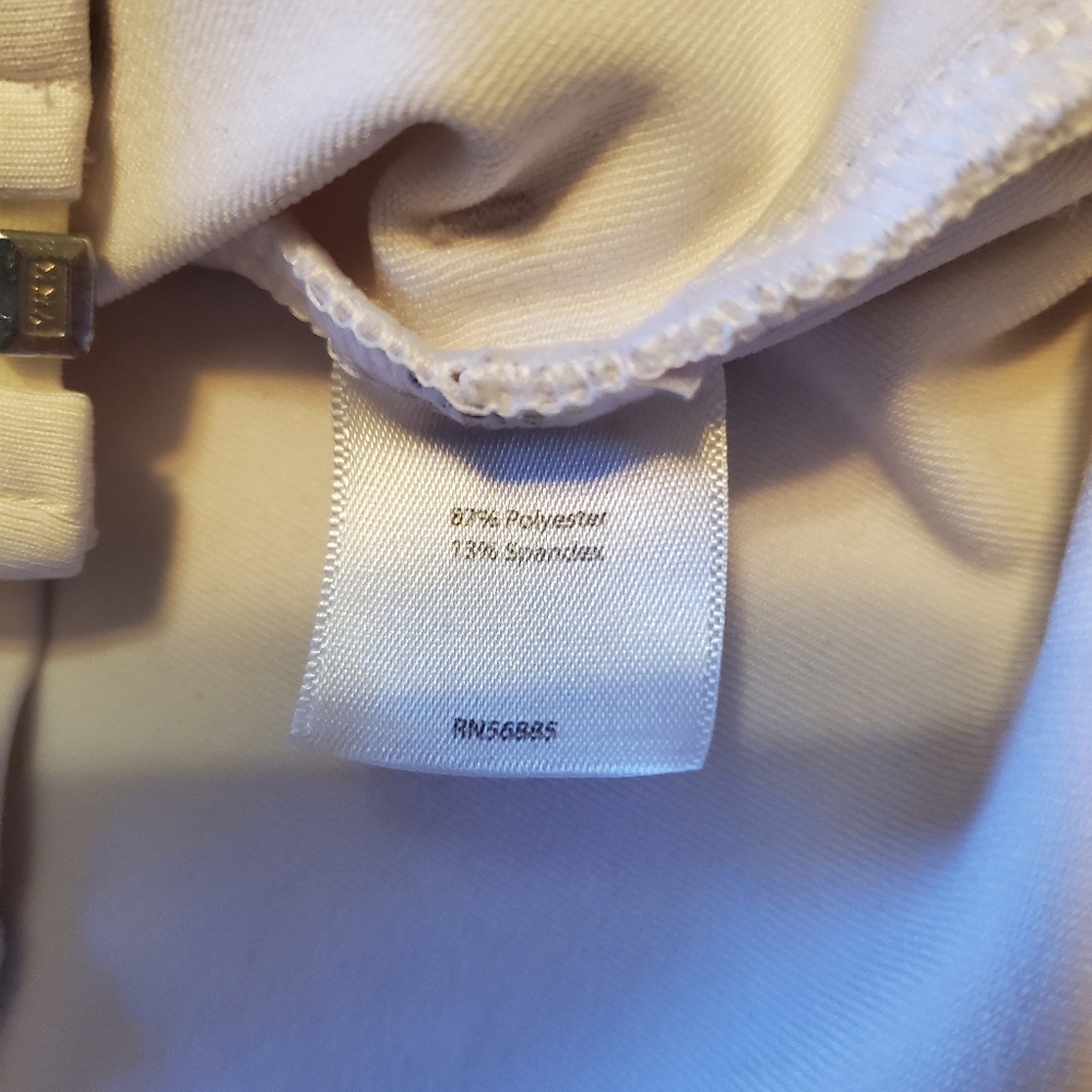 Flattering White Athletic Jacket - Picture 10 of 10